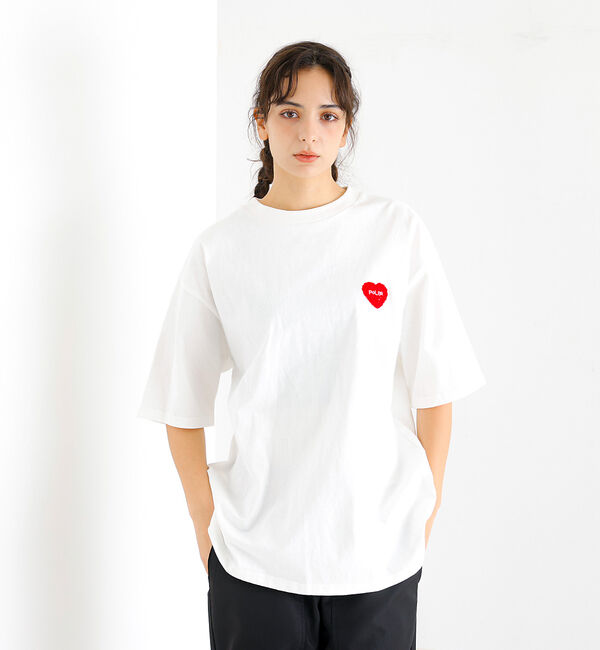 ABAHOUSE「【POLeR/ポーラー】PRM WASH STEAMED /HAMS/ HEAR」|Tシャツ・カットソー|ホワイト系その他2