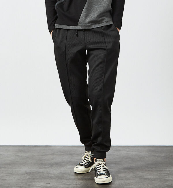 ABAHOUSE「【セットアップ対応】カルゼダンボール ピンタック  ジョガーパンツ / イージー」|その他|