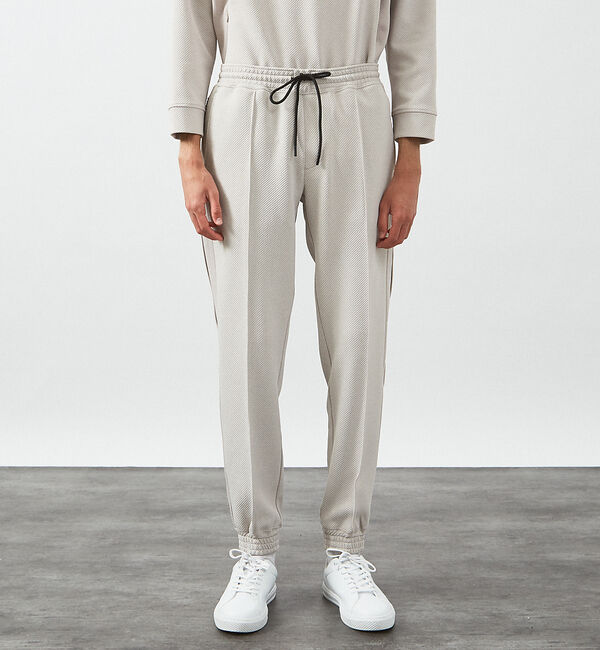 ABAHOUSE「【セットアップ対応】カルゼダンボール ピンタック  ジョガーパンツ / イージー」|その他|