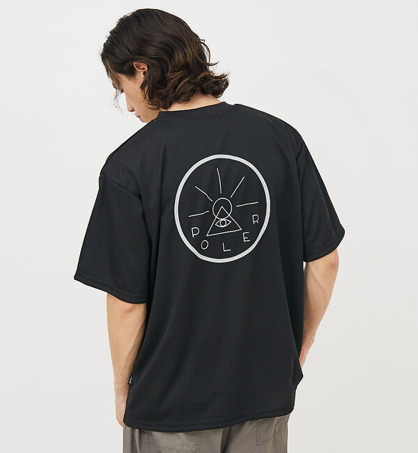 ABAHOUSE「【POLER / ポーラー】VORTE QUICKDRY   MESHTシャツ/」|Tシャツ・カットソー|ブラック