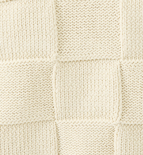 ABAHOUSE「【FORTUNA/フォルトゥナ】ECOTEC-Knit/編み込み風ニットプルオー」|ニット・セーター|