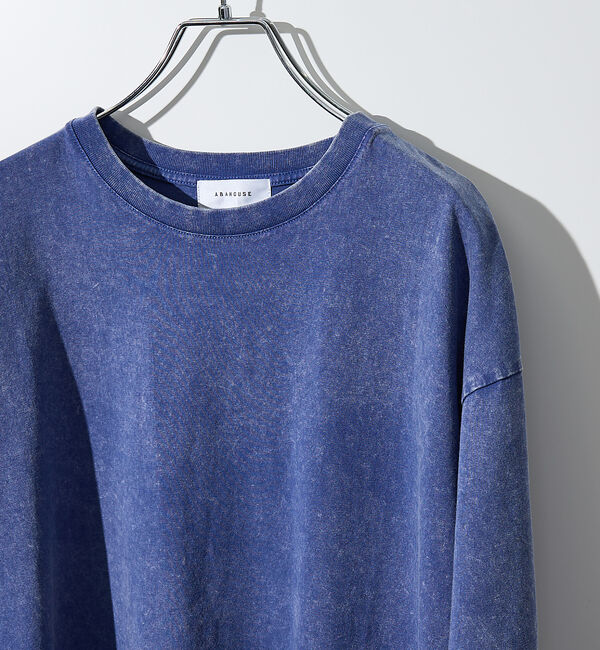 ABAHOUSE「【ピグメント加工】クルーネック半袖Ｔシャツ」|Tシャツ・カットソー|