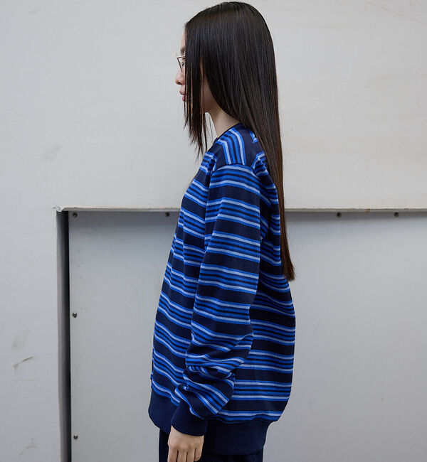 ABAHOUSE「BARBARIAN 12ozHEAVY WEIGHTスウェット/ボーダー/ユニセ」|Tシャツ・カットソー|