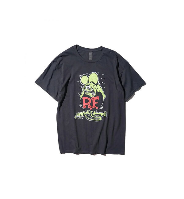 ABAHOUSE「【THRIFTY LOOK】 THRIFTY "RAT FINK" PRINT」|Tシャツ・カットソー|ブラック