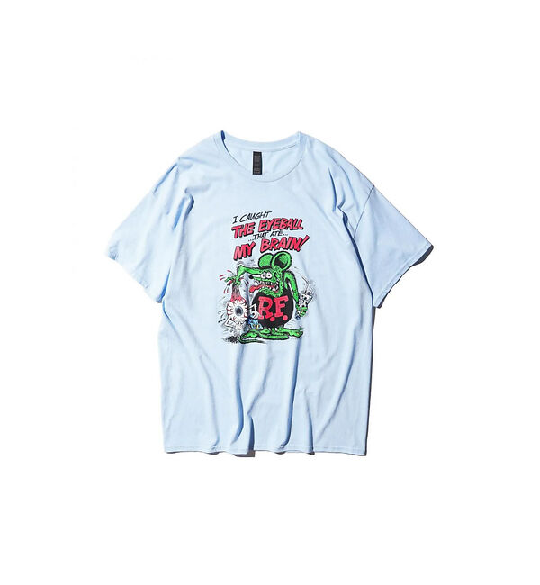 ABAHOUSE「【THRIFTY LOOK】 THRIFTY "RAT FINK" PRINT」|Tシャツ・カットソー|サックスブルー