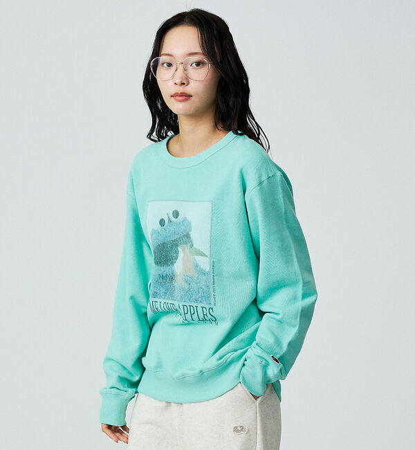 ABAHOUSE「【FRUIT OF THE LOOM】ロングスリーブ甘編み裏毛4/COOKIEM」|スウェット・ジャージ|