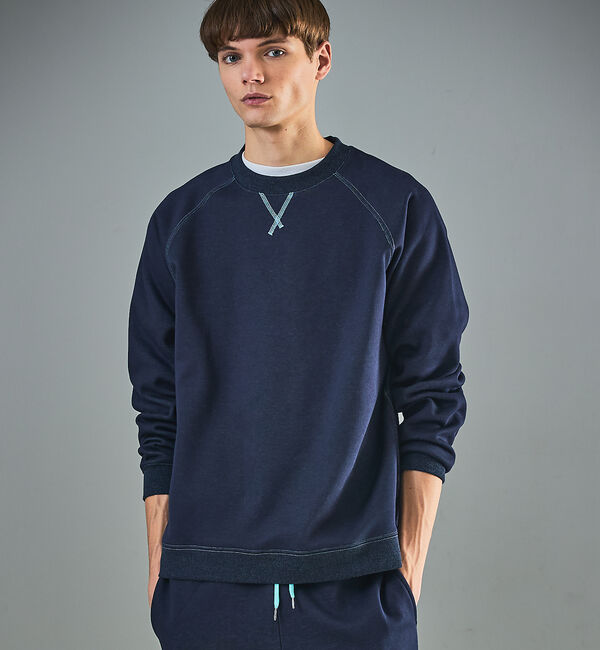 ABAHOUSE「リバーフリース カラースウェット プルオーバー / セットアップ対応」|スウェット・ジャージ|