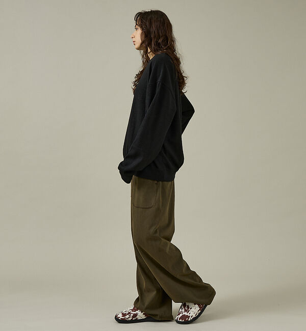 ABAHOUSE「【SEABEES / シービーズ】 ピグメント サーマル/クルーネック サーマル」|Tシャツ・カットソー|