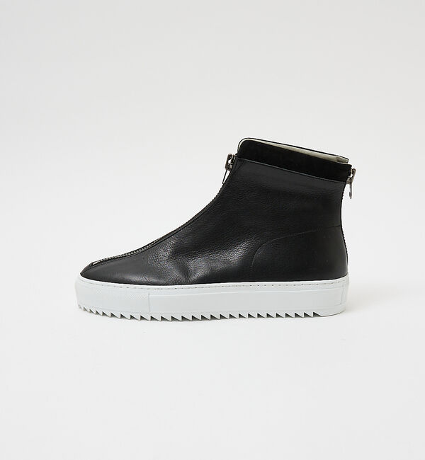 alfredoBANNISTER「【MADE IN JAPAN】ダブルジップ スニーカー」|スニーカー|ブラック