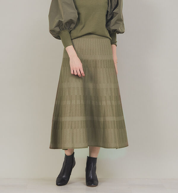 Rouge vif「ジャガードスカート」|スカート|