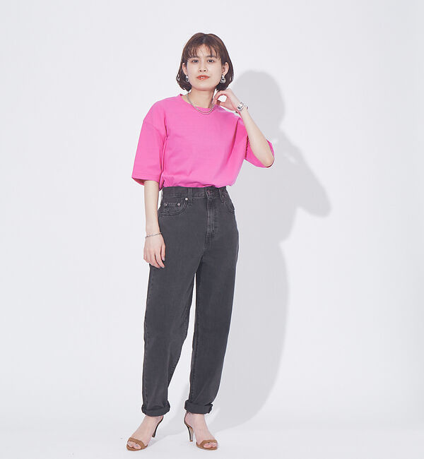 Rouge vif「ピースダイコットンチュニックTシャツ」|Tシャツ・カットソー|