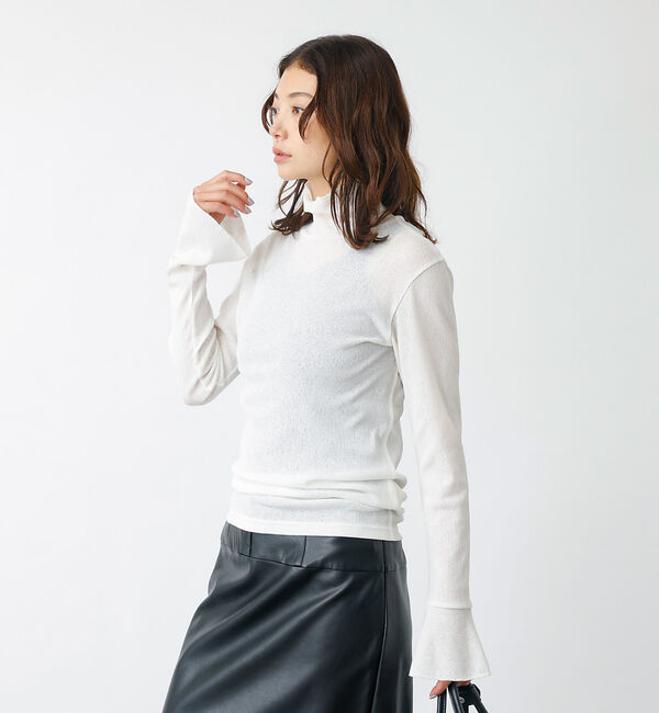 Rouge vif「【MICA&DEAL /マイカアンドディール】ドライテレコハイネックプルオーバー」|Tシャツ・カットソー|