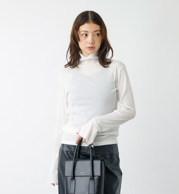 Rouge vif「【MICA&DEAL /マイカアンドディール】ドライテレコハイネックプルオーバー」|Tシャツ・カットソー|