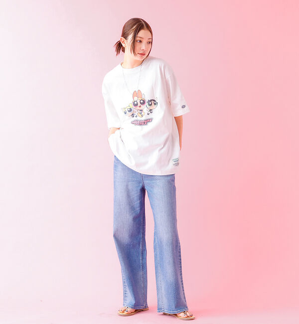 Rouge vif「【DISCUS/ディスカス】：DISCUS&times;WARNER T/パワーパフガールガ」|Tシャツ・カットソー|