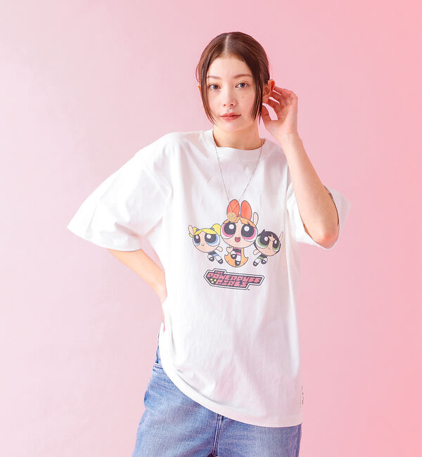 Rouge vif「【DISCUS/ディスカス】：DISCUS&times;WARNER T/パワーパフガールガ」|Tシャツ・カットソー|