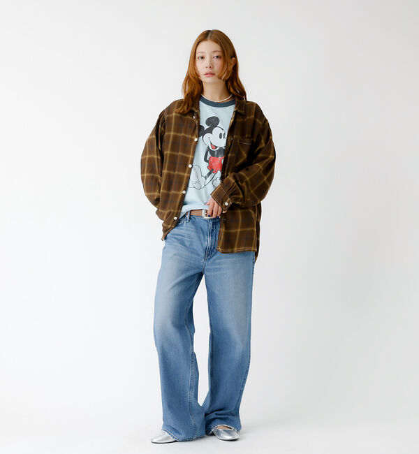 Rouge vif「【REMI RELIEF / レミレリーフ】レーヨンツイルチェックレギュラー シ」|シャツ・ブラウス|