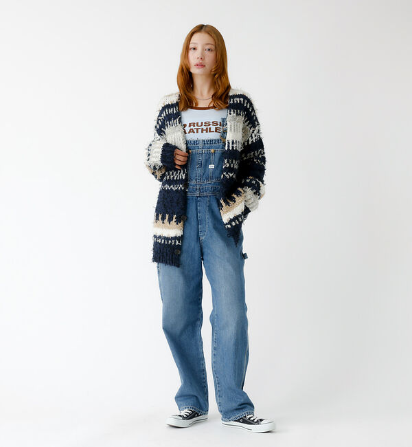 Rouge vif「【JOHNBULL/ジョンブル】ファンシーカーディガン/ニット/カーディガン/フ」|ニット・セーター|