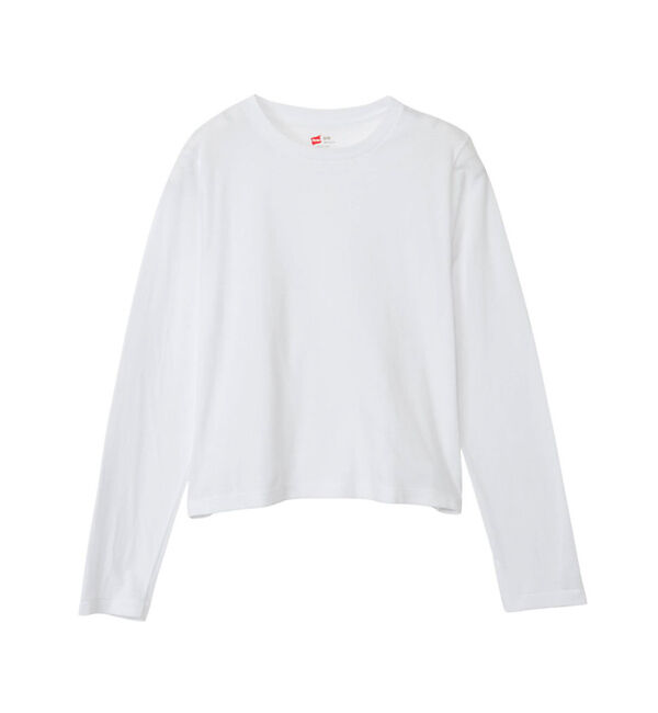 Rouge vif「【HANES/ヘインズ】2P クルーネックショートスリーブ・ロングスリーブTシャ」|Tシャツ・カットソー|