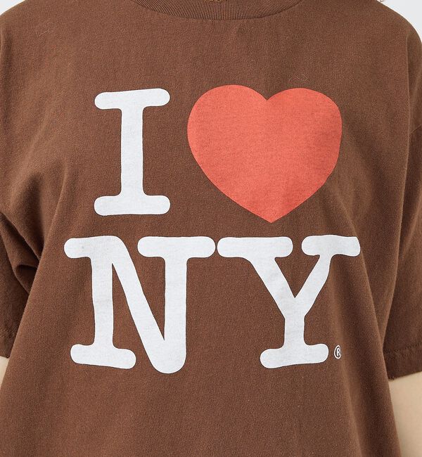 Rouge vif「【JOHNBULL/ジョンブル】I LOVE NY Tシャツ/コットン【WEB限」|Tシャツ・カットソー|