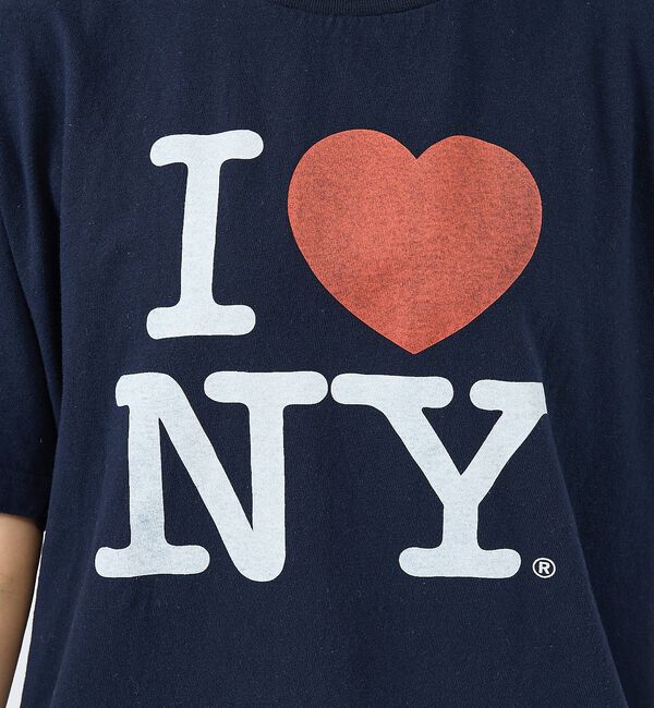 Rouge vif「【JOHNBULL/ジョンブル】I LOVE NY Tシャツ/コットン【WEB限」|Tシャツ・カットソー|