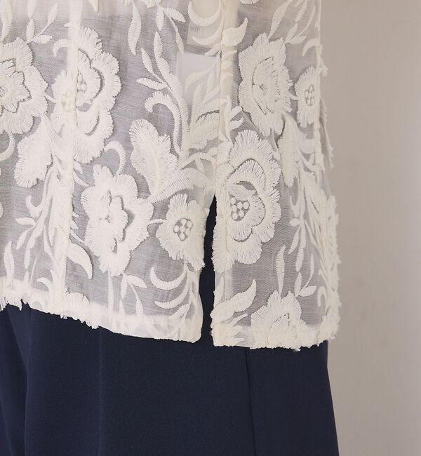 Rouge vif「【一部店舗限定】【北野百笑さんコラボ】レースブラウス」|シャツ・ブラウス|