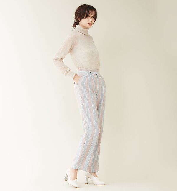 qualite「ループストライプパンツ」|その他|