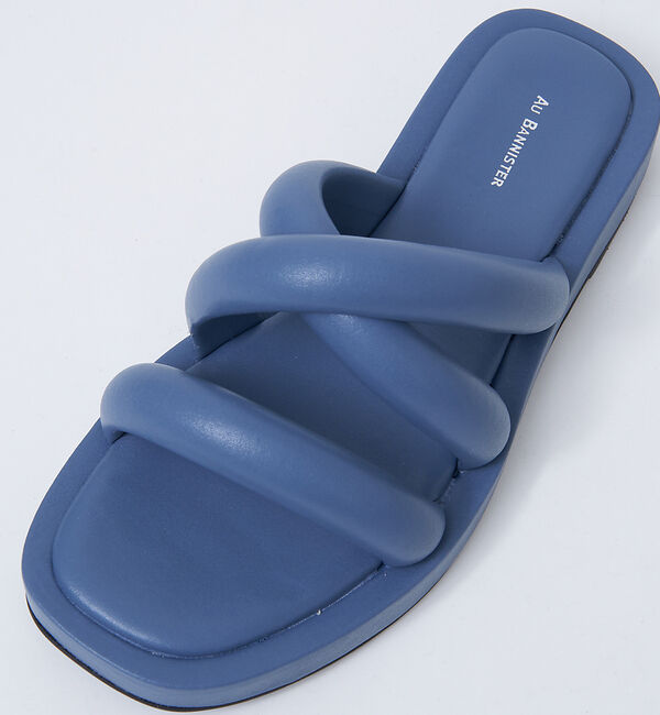 AU BANNISTER「【WEB限定】厚底 チューブ クッション フラット サンダル」|サンダル|