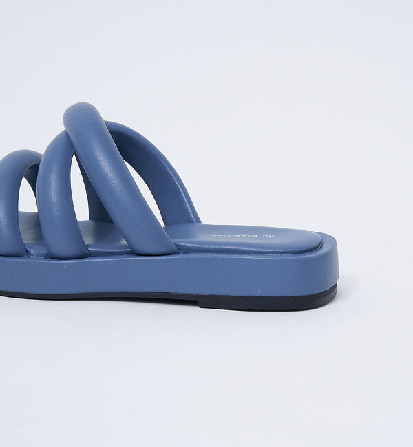 AU BANNISTER「【WEB限定】厚底 チューブ クッション フラット サンダル」|サンダル|