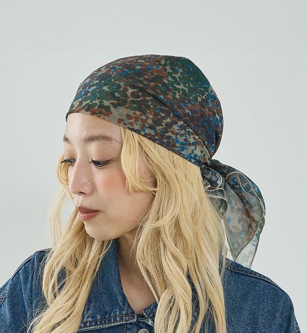 NOMINE「メロー シアー スカーフ」|バンダナ・スカーフ|