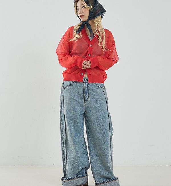 NOMINE「メロー シアー スカーフ」|バンダナ・スカーフ|