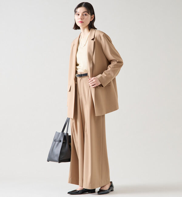 TIARA「タックワイドパンツ（セットアップ可）」|その他|