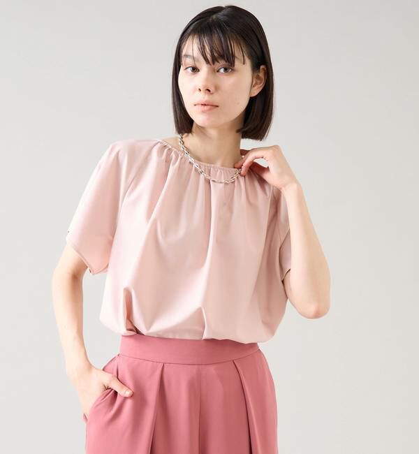 TIARA「2wayギャザーパフカットソー」|Tシャツ・カットソー|ピンク