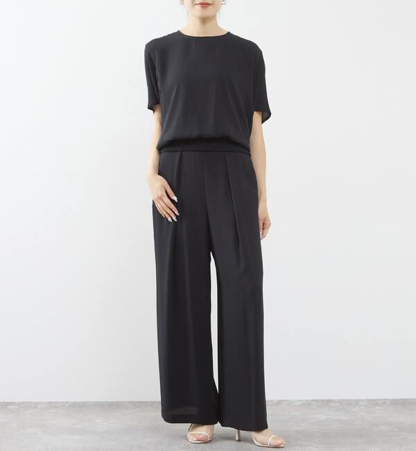 TIARA「センタープレスタックワイドパンツ（セットアップ可）」|その他|