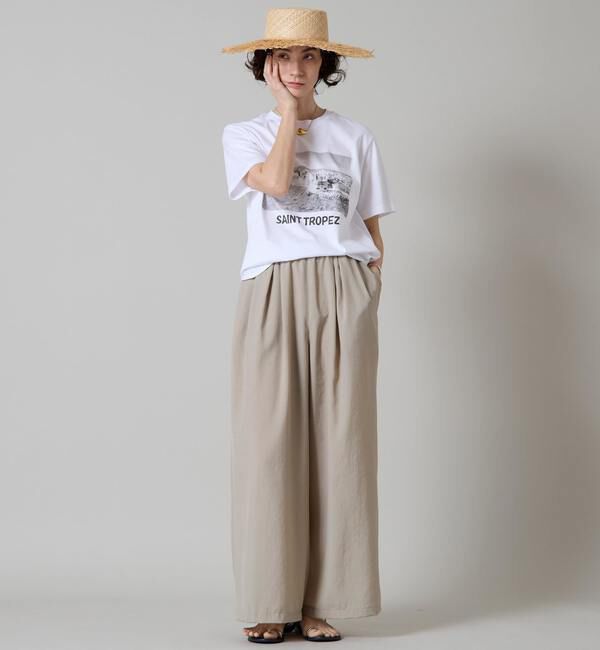 Liesse「フォト半袖Tシャツ」|Tシャツ・カットソー|