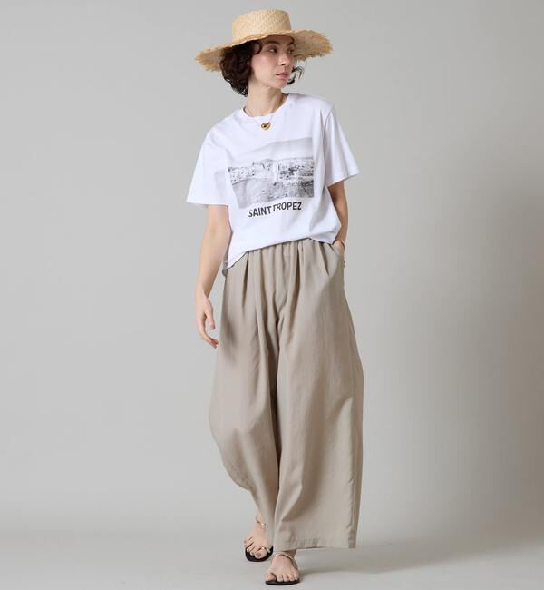 Liesse「フォト半袖Tシャツ」|Tシャツ・カットソー|