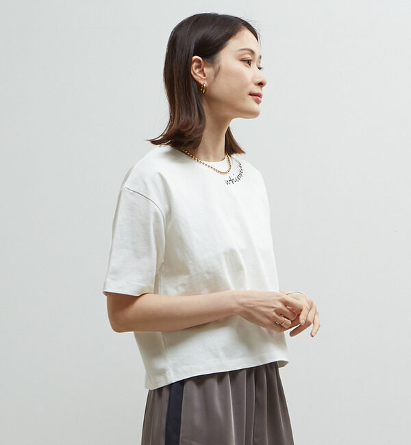 Soffitto「製品染コンパクトロゴ入りTシャツ」|Tシャツ・カットソー|