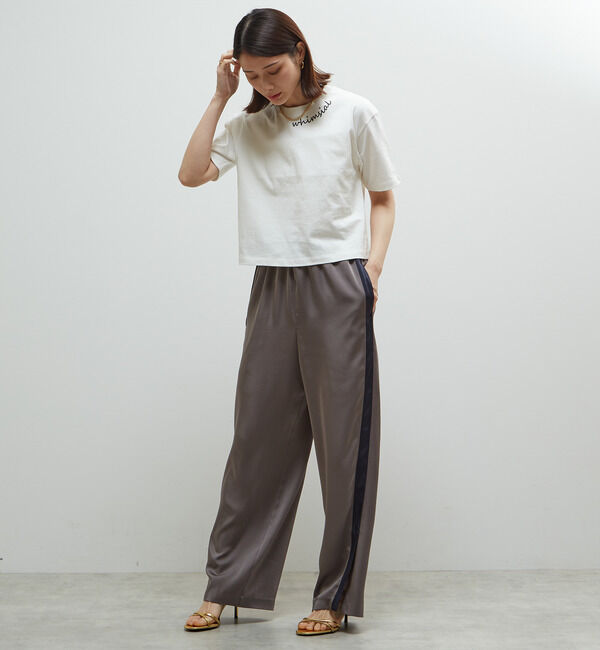 Soffitto「製品染コンパクトロゴ入りTシャツ」|Tシャツ・カットソー|