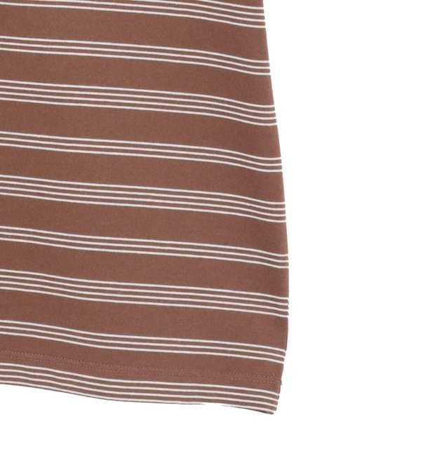 Soffitto「コットンボーダー半袖Tシャツ」|Tシャツ・カットソー|