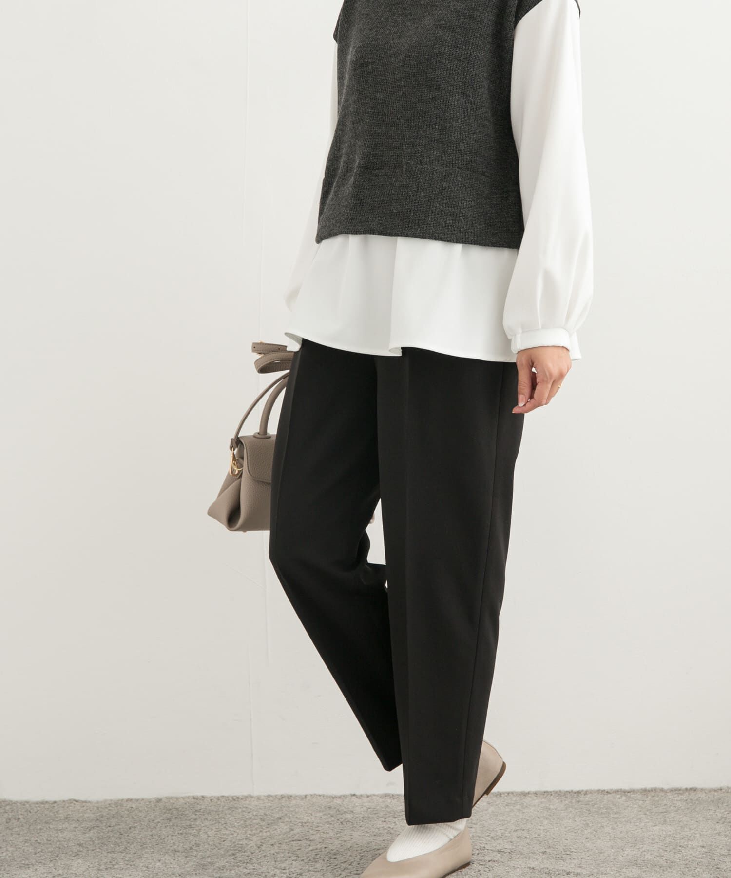 URBAN RESEARCH DOORS「カットジョーゼットテーパードパンツ」|その他|