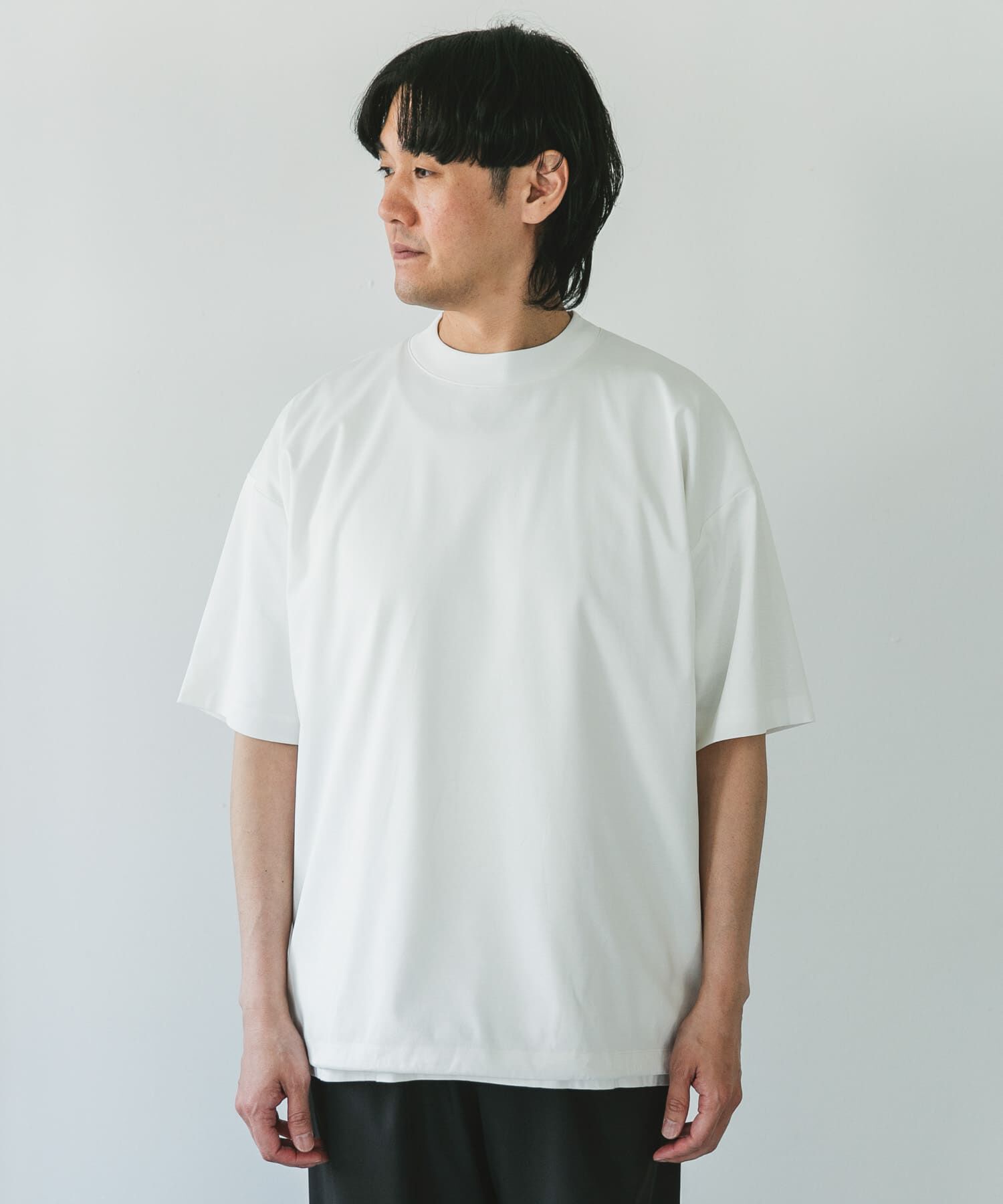URBAN RESEARCH DOORS「『仁村紗和さん着用』『UR TECH』サマシェア ドロストTシャツ」|Tシャツ・カットソー|