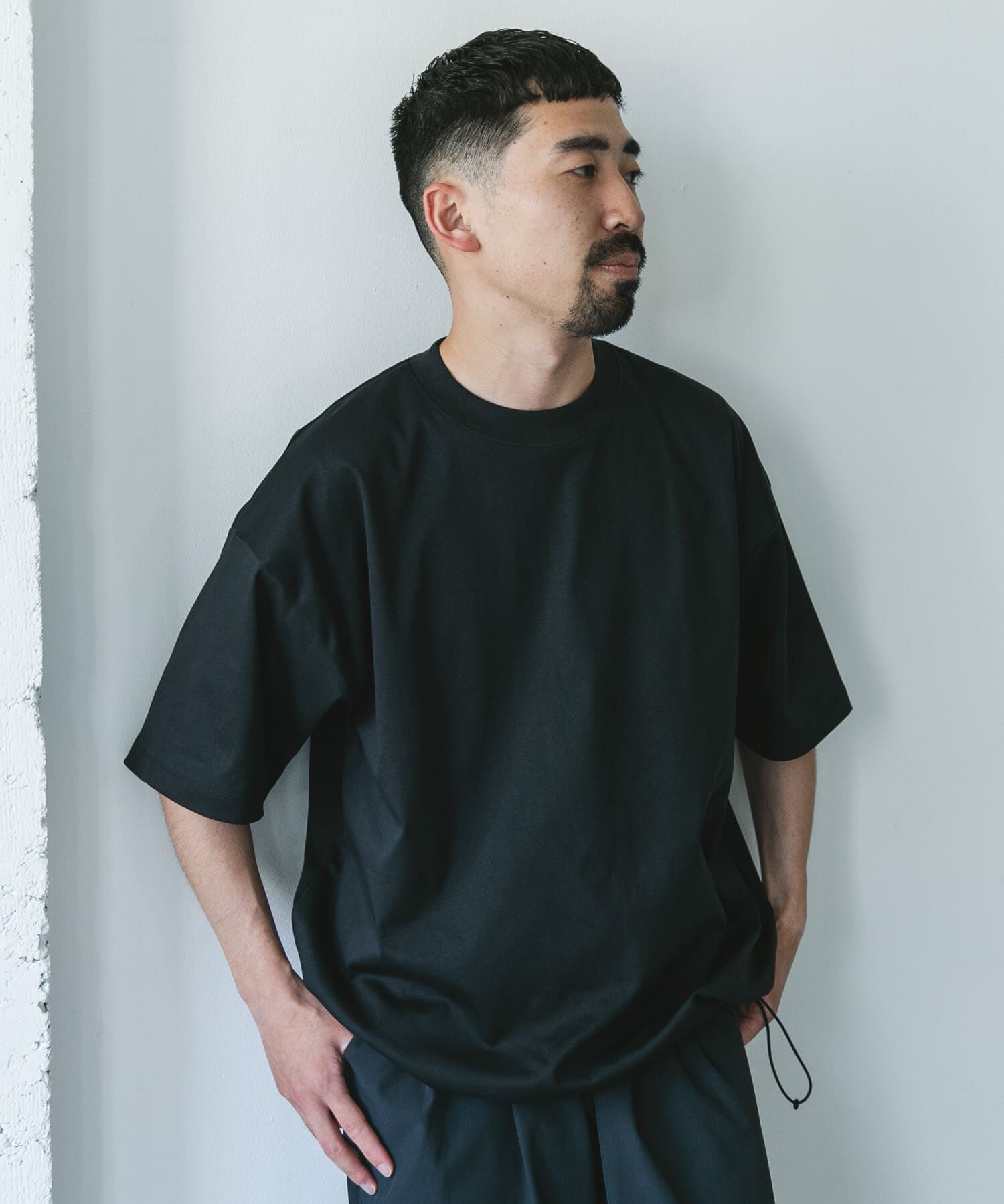 URBAN RESEARCH DOORS「『仁村紗和さん着用』『UR TECH』サマシェア ドロストTシャツ」|Tシャツ・カットソー|