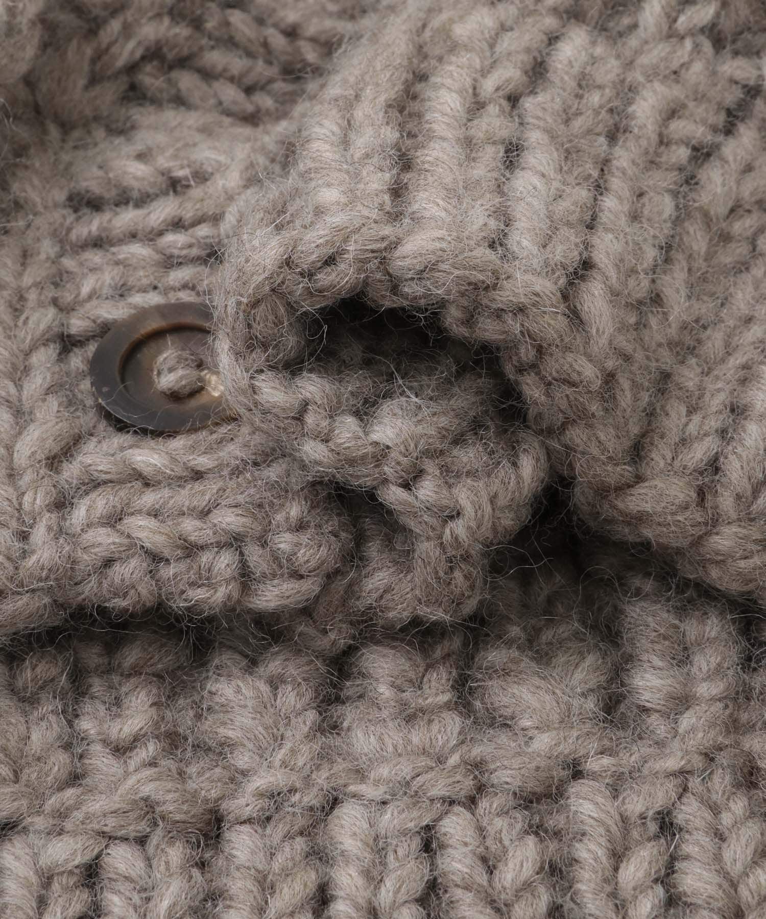 URBAN RESEARCH DOORS「『別注』KHWOPA SPIRIT&times;DOORS　スラブカーディガン」|カーディガン|