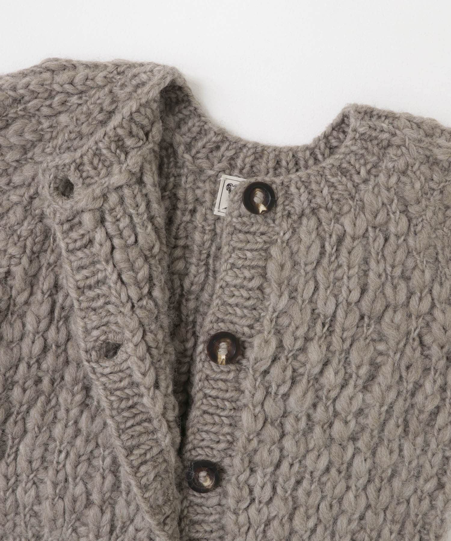 URBAN RESEARCH DOORS「『別注』KHWOPA SPIRIT&times;DOORS　スラブカーディガン」|カーディガン|