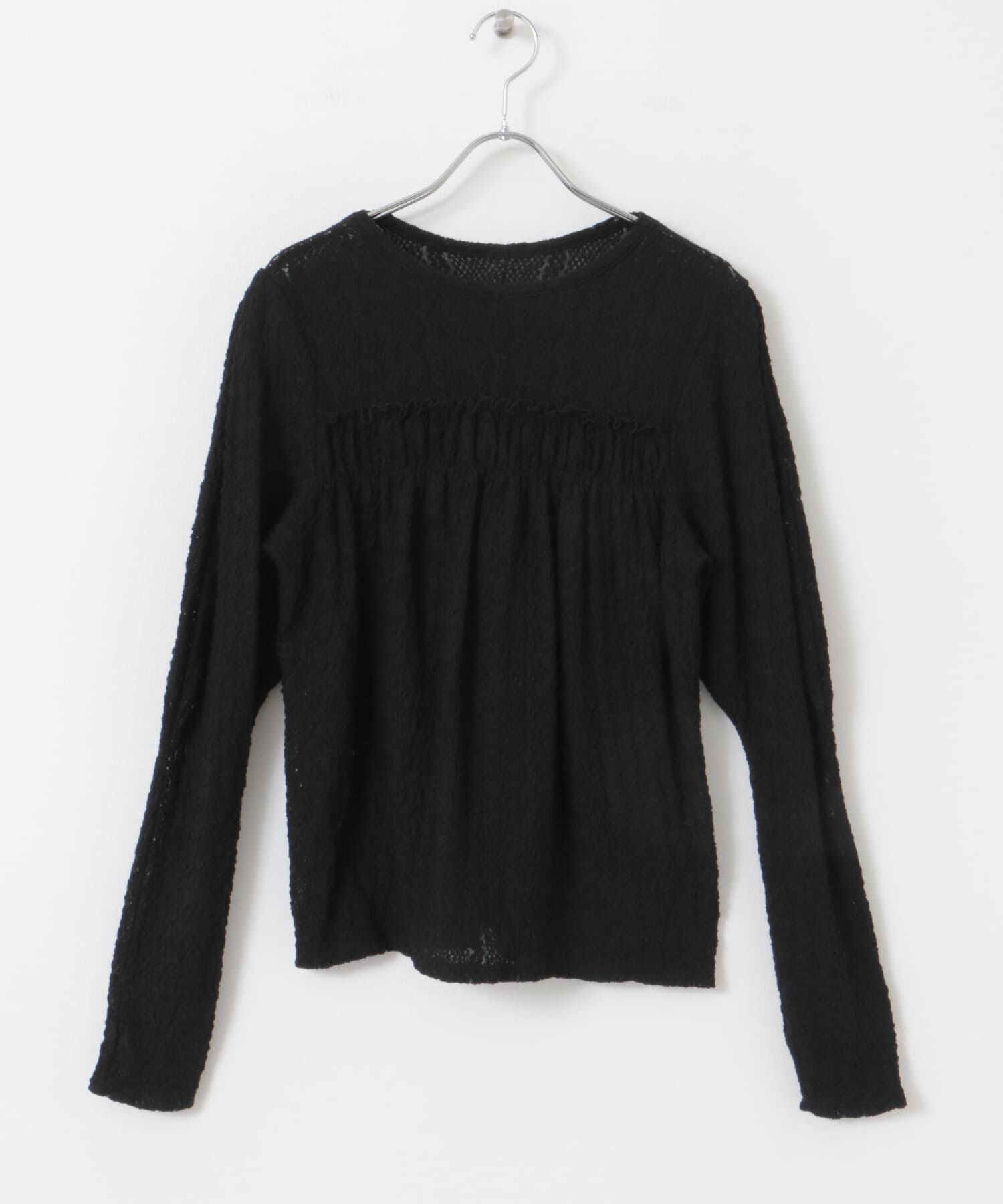 URBAN RESEARCH ROSSO「ストレッチレースプルオーバー」|Tシャツ・カットソー|