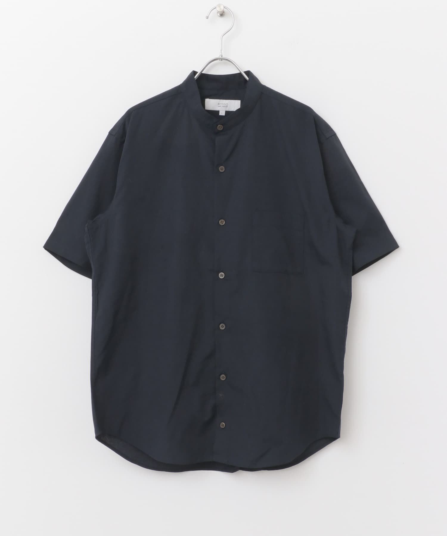URBAN RESEARCH ROSSO「『防シワ』『XLサイズあり』ハイパフォーマンスリネンバンド半袖シャツ」|シャツ・ブラウス|