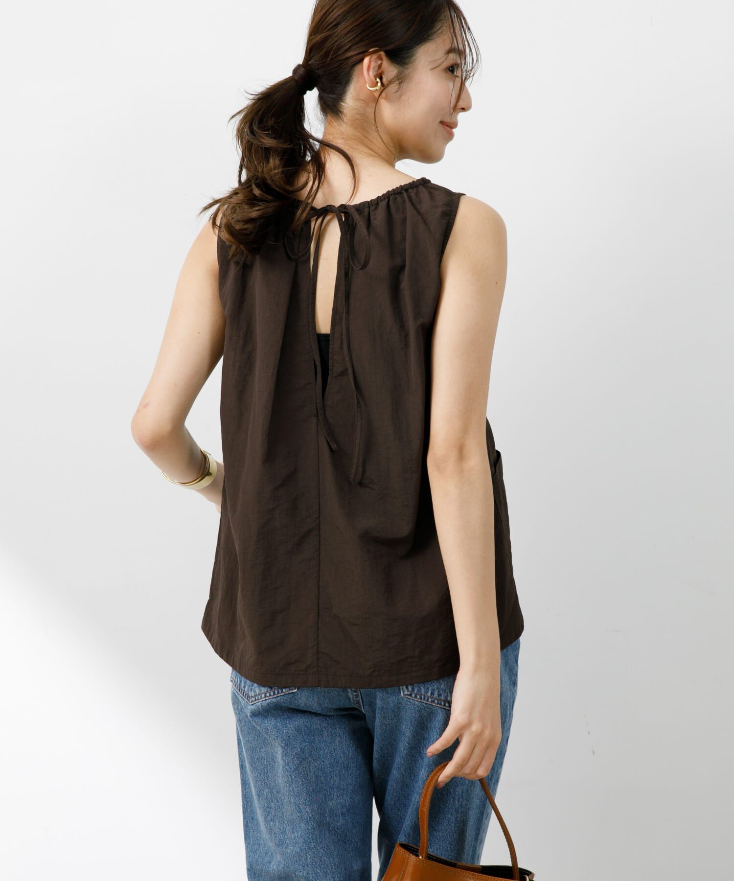 URBAN RESEARCH ROSSO「F by ROSSO　撥水ナイロンプルオーバー」|Tシャツ・カットソー|ブラウン