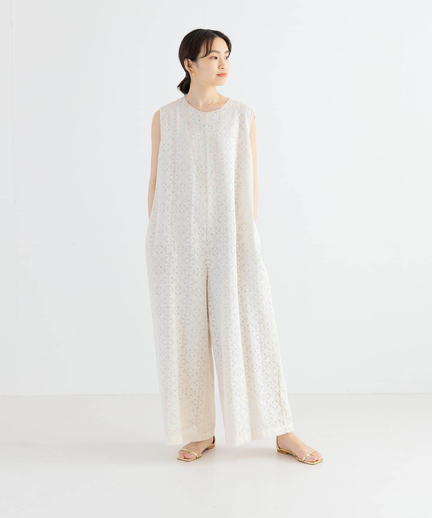 URBAN RESEARCH「Square Lace オールインワン」|スカート|