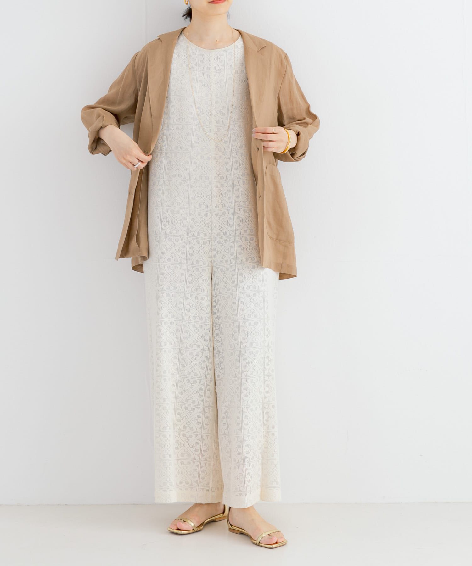 URBAN RESEARCH「Square Lace オールインワン」|スカート|