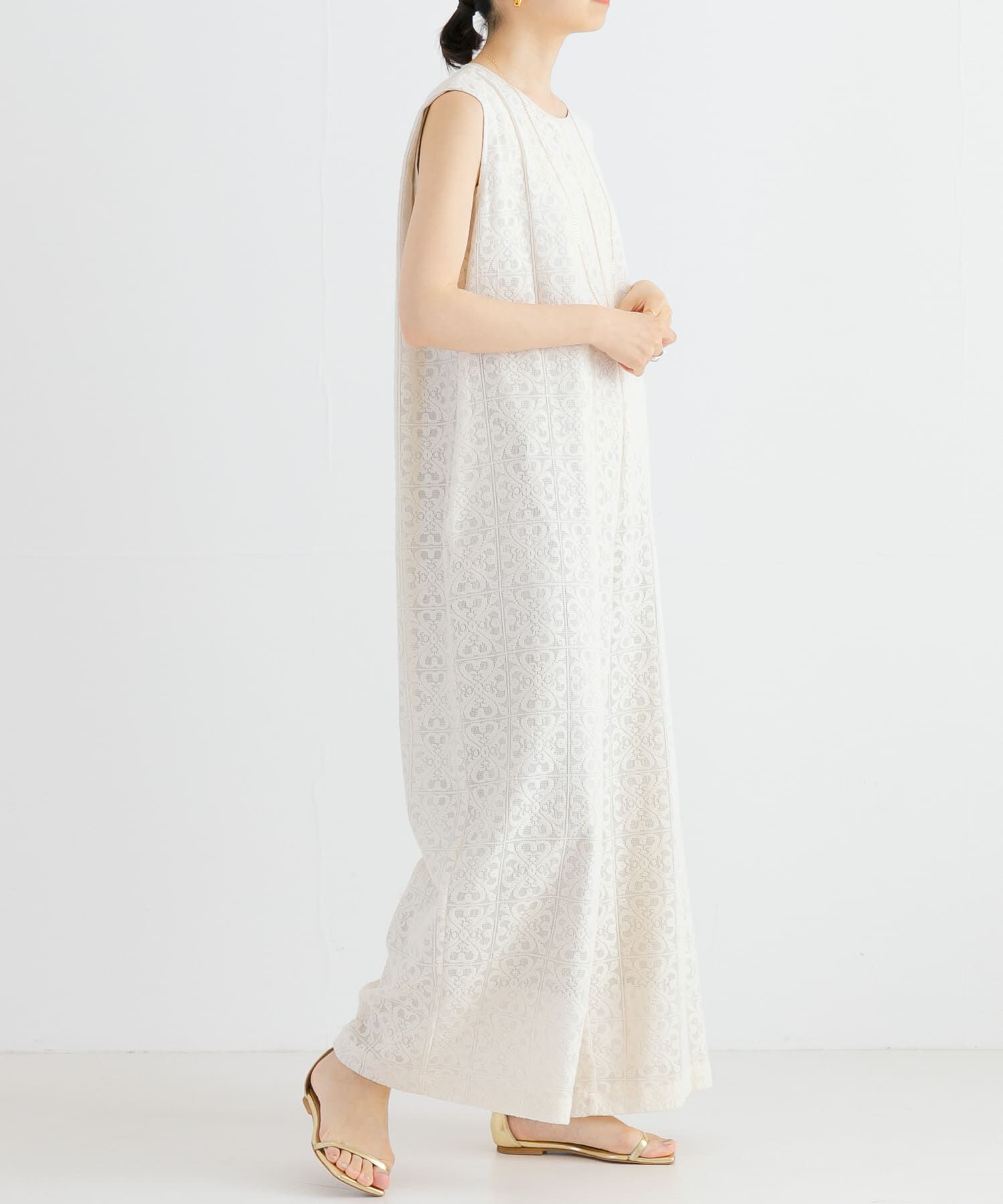 URBAN RESEARCH「Square Lace オールインワン」|スカート|