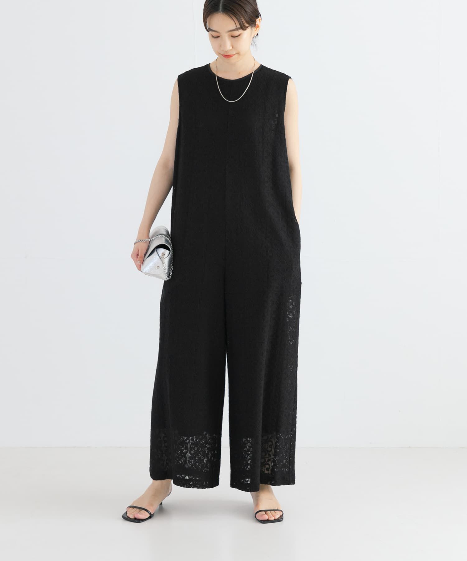 URBAN RESEARCH「Square Lace オールインワン」|スカート|